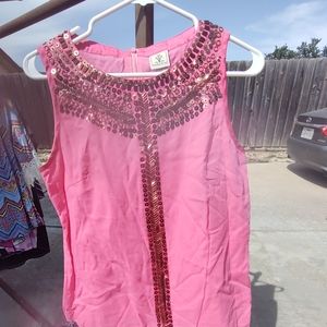 Virginia Taylor sleeveless blouse L